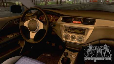 Mitsubishi Lancer Evolution VIII para GTA San Andreas