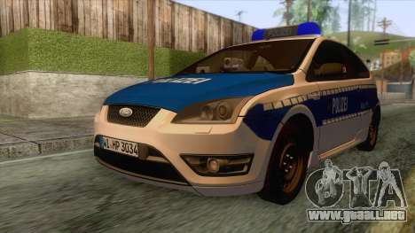 Ford Focus ST Polizei Hessen para GTA San Andreas
