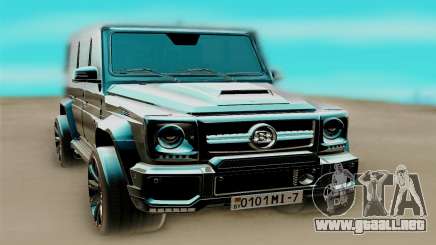 Mercedes-Benz G63 AMG чёрный para GTA San Andreas