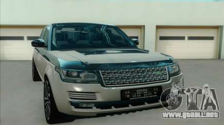 Land Rover Range Rover SVA para GTA San Andreas