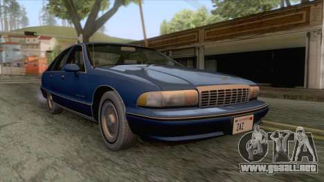 Chevrolet Caprice Classic 1992 para GTA San Andreas