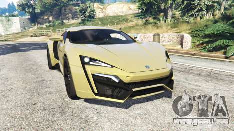 W Motors Lykan HyperSport 2014 v1.3 [add-on]