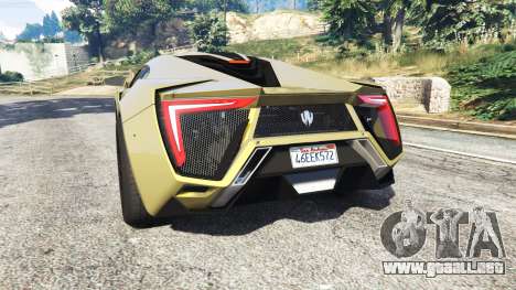 W Motors Lykan HyperSport 2014 v1.3 [add-on]