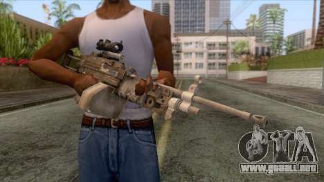 FN Minimi with ACOG Sights para GTA San Andreas