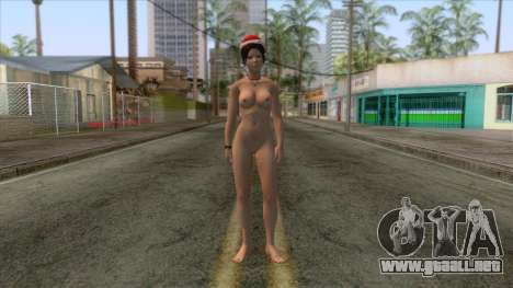 Tomb Raider 2013 - Lara Xmas Nude para GTA San Andreas