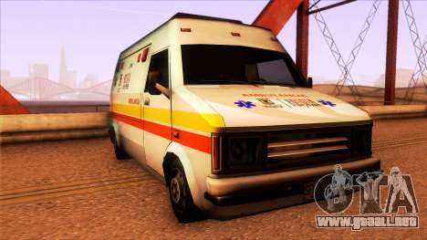 Ambulancia Rumpo Colombiana para GTA San Andreas