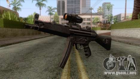 MP5A2 with Aimpoint para GTA San Andreas