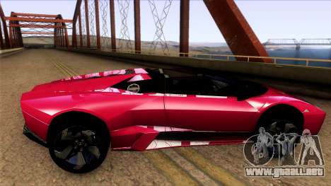 Lamborghini Reventon Roadster para GTA San Andreas