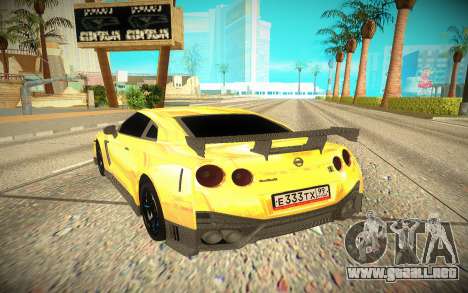 Nissan GTR R35 para GTA San Andreas