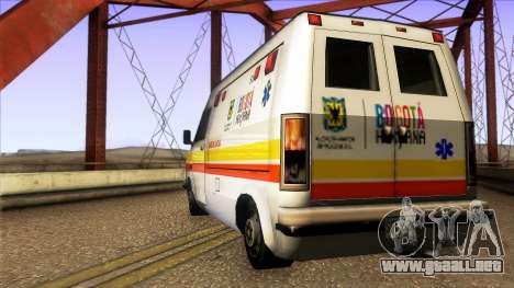 Ambulancia Rumpo Colombiana para GTA San Andreas