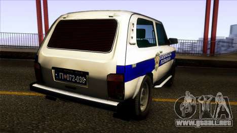 Lada Niva Serbian Traffic Police para GTA San Andreas