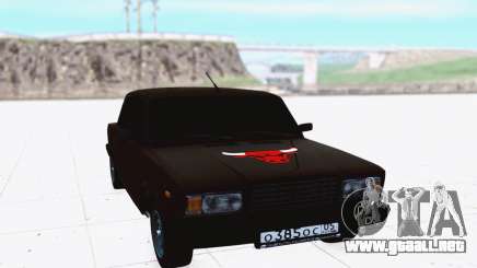 VAZ 2107 negro para GTA San Andreas