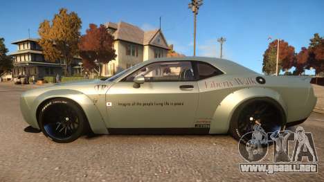 Dodge Challenger Liberty Walk 15 para GTA 4