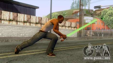 Star Wars - Green Lightsaber para GTA San Andreas