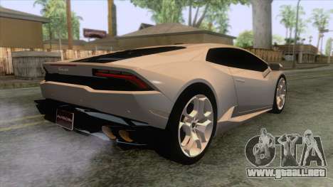 Lamborghini Huracan para GTA San Andreas