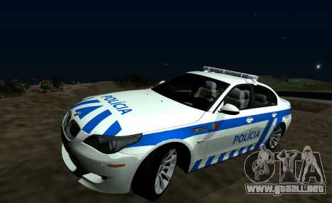 El BMW M5 E60 PSP - portugués / portugués-Coche  para GTA San Andreas
