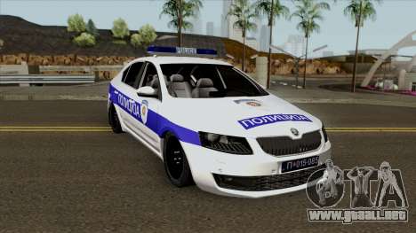 Skoda Octavia Mk3 Policija para GTA San Andreas