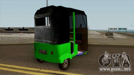 Indian Tuk Tuk Rickshaw (Indian Auto) para GTA San Andreas