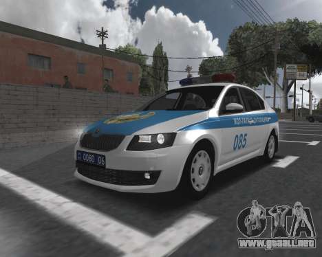 Skoda Octavia Mk3 Kazakh Police para GTA San Andreas
