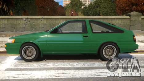 1985 Toyota AE86 Levin V2 para GTA 4