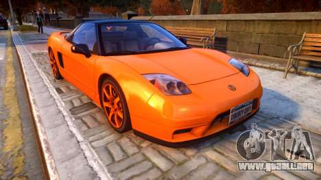 2004 Acura NSX NA2 para GTA 4