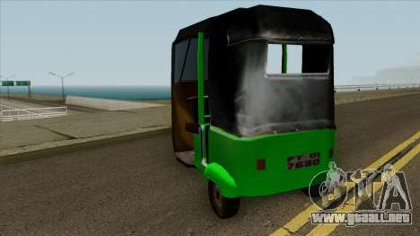 Indian Tuk Tuk Rickshaw (Indian Auto) para GTA San Andreas