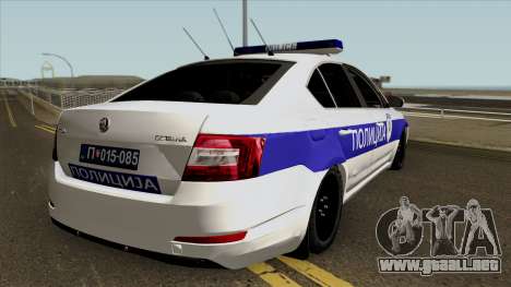 Skoda Octavia Mk3 Policija para GTA San Andreas