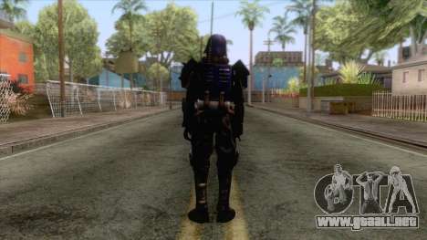 Kerberos Panzer Cop Blue Skin para GTA San Andreas