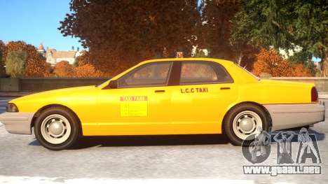 Vapid Stanier 2th gen Taxi para GTA 4