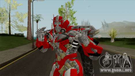 Transformers Dotm Sentinel Prime para GTA San Andreas