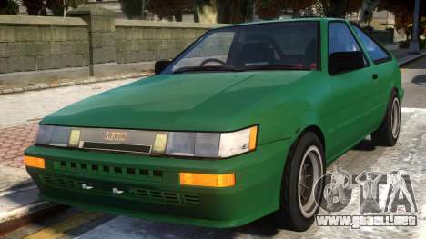 1985 Toyota AE86 Levin V2 para GTA 4