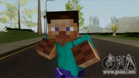 Steve x4 Minecraft para GTA San Andreas