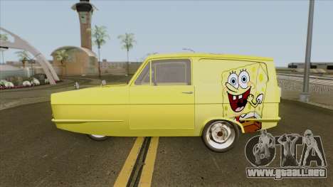 Reliant Robin Supervan III - Spongebob version para GTA San Andreas