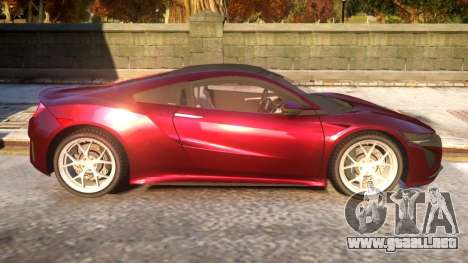 2016 Acura NSX para GTA 4