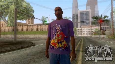 Shantae T-Shirt 2 para GTA San Andreas