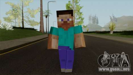 Steve x4 Minecraft para GTA San Andreas