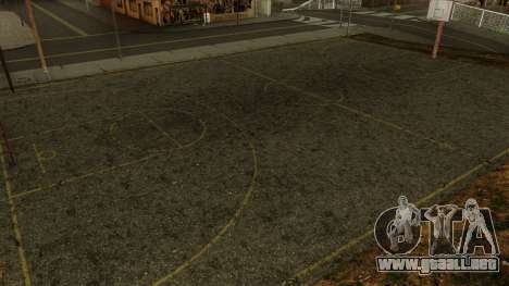 Basketball Court Retextured para GTA San Andreas