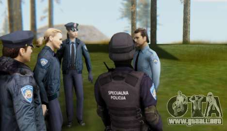 El Croata Agentes De La Policía Pack para GTA San Andreas
