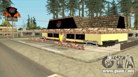 Montgomery Pizza Hut Restaurant para GTA San Andreas
