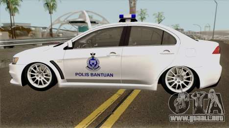 Mitsubishi Lancer Evolution X Malaysia Auxiliary para GTA San Andreas