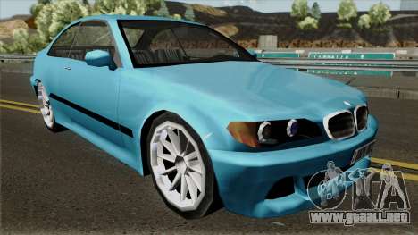 BMW E46 Low-Poly para GTA San Andreas