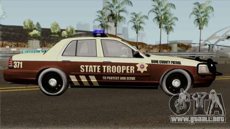 Ford Crown Victoria 2011 Bone County Police para GTA San Andreas