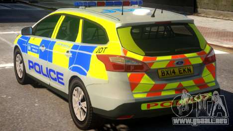Police Ford Focus Estate IRV para GTA 4