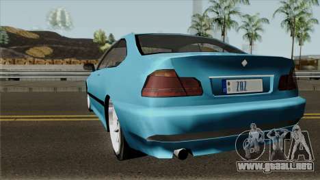 BMW E46 Low-Poly para GTA San Andreas