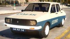 Renault 12 Police para GTA 4