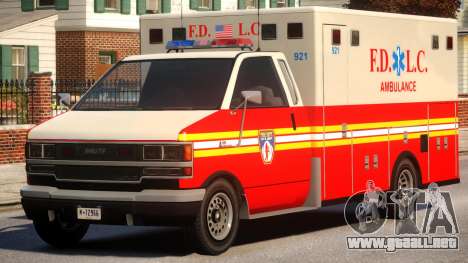 Ambulance FDLC para GTA 4