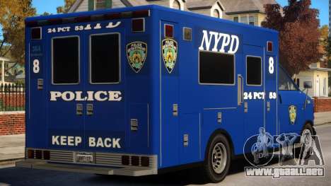 Police NYPD Van para GTA 4