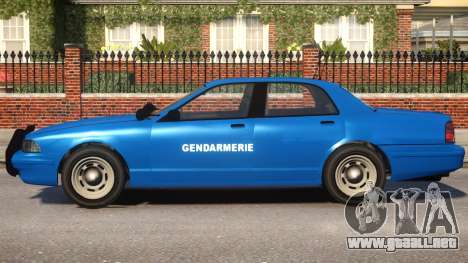 Vapid Stanier de la Gendarmerie para GTA 4