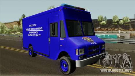 RPD Van Swat RE3 para GTA San Andreas