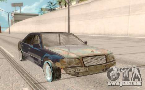 Mercedes-Benz E500 W124 1994 Damaged para GTA San Andreas